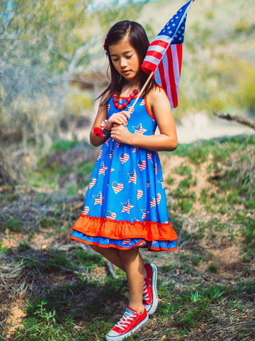 I Heart America Twirl Dress - In-Stock