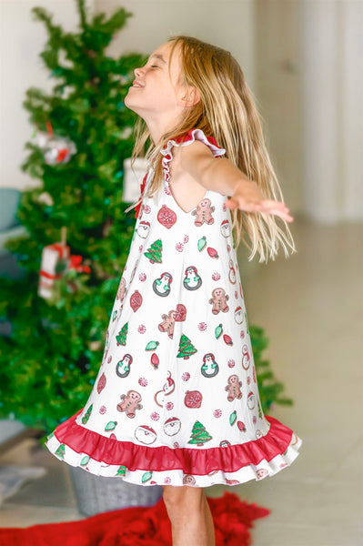 Girls Christmas Morning Gown Loungewear - In-Stock