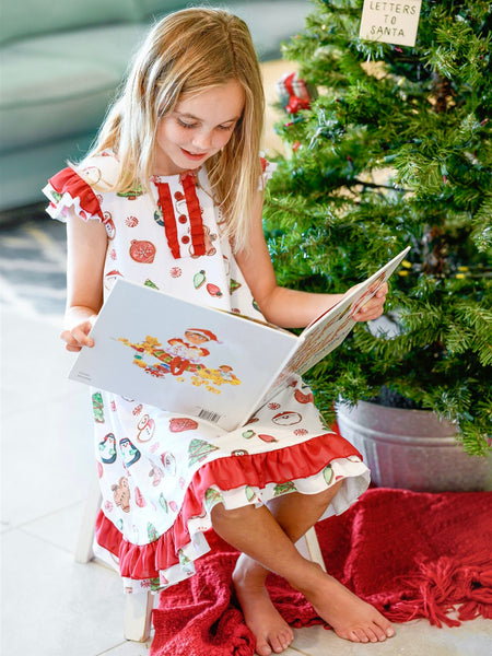 Girls Christmas Morning Gown Loungewear - In-Stock