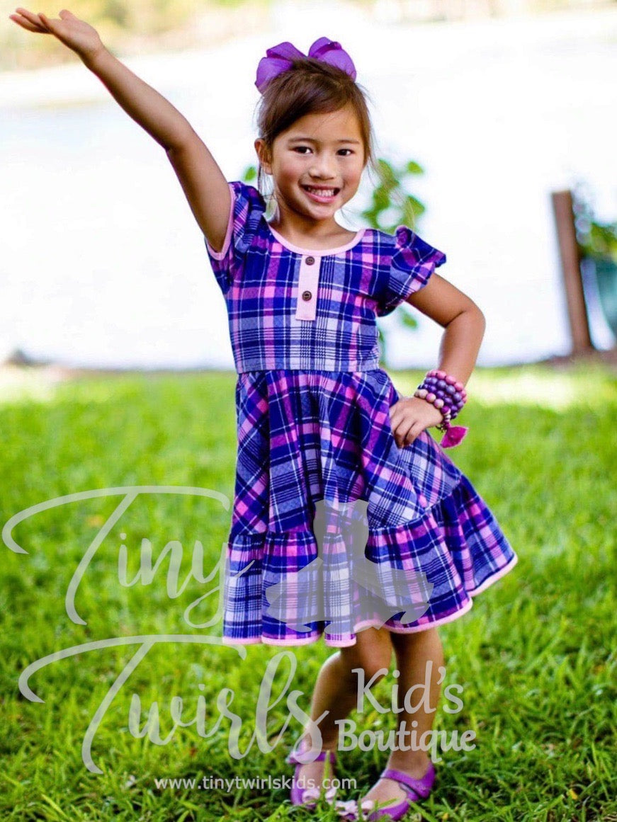 Mad about Plaid Twirl Dress - In-Stock