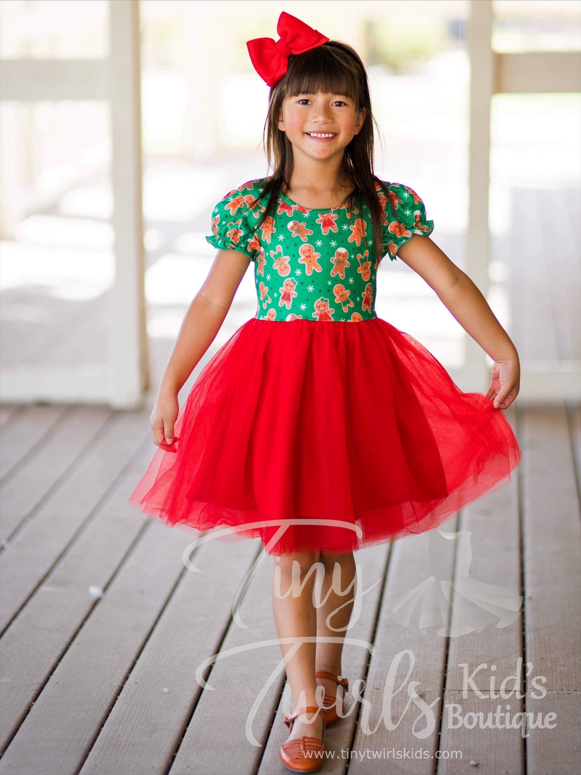 Gingerbread Tulle Dress - In-Stock