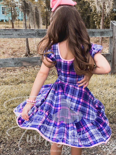 Mad about Plaid Twirl Dress - In-Stock
